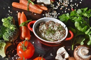Menu approximatif en fonction du programme pour une alimentation saine