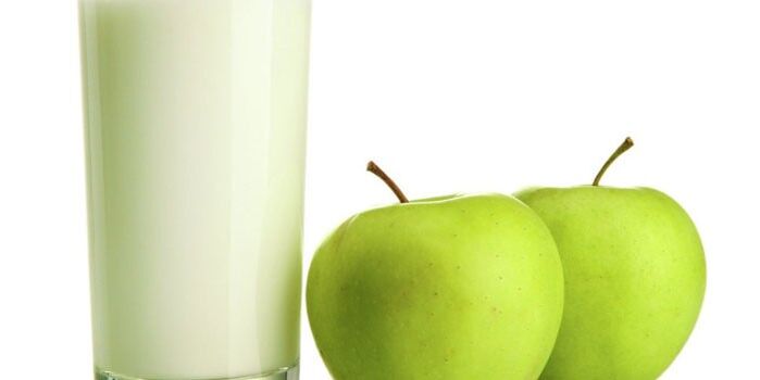 pommes et kéfir pour perdre du poids