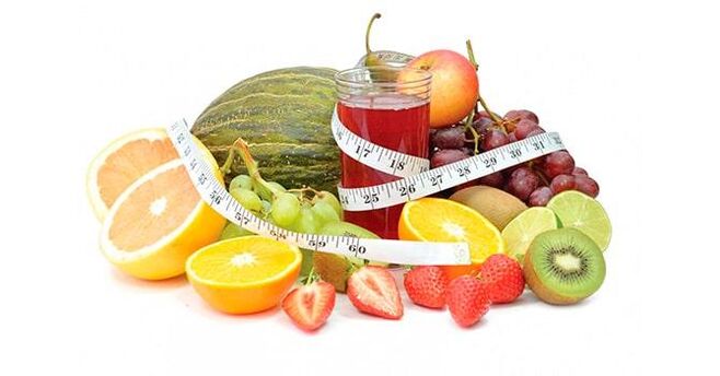 Le dernier jour du régime 6 pétales est à base de fruits, à partir desquels il peut être préparé frais. 